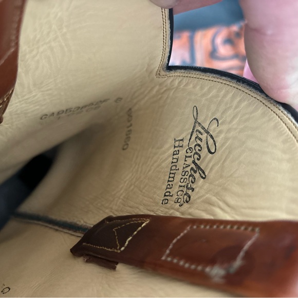 Beautiful hand tooled, Lucchese cowboy boot. ￼ - Picture 5 of 5